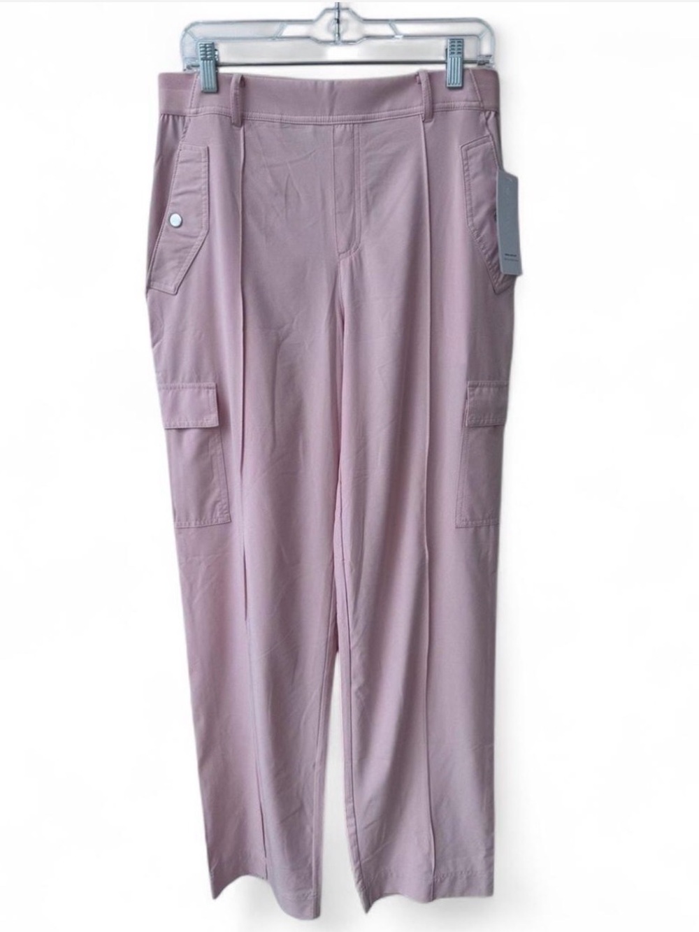 Athleta Light Pink Cargo Trouser Pants size 12 Tall